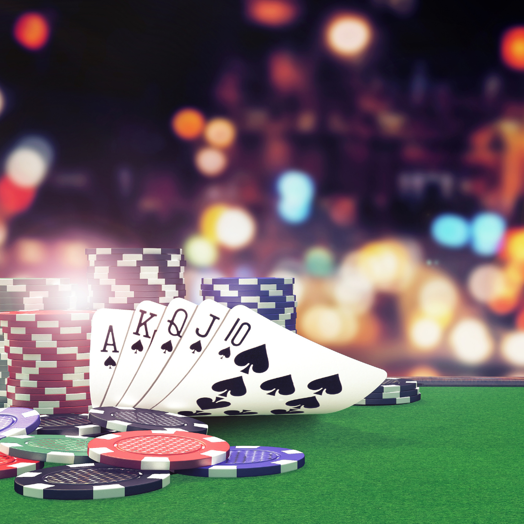 Poker Images2 a display in a room
